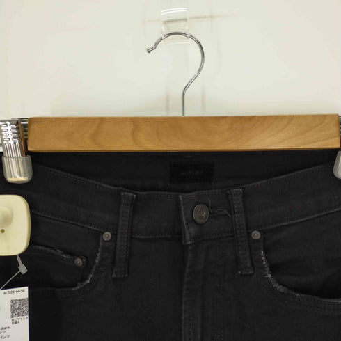 マザーデニム MOTHER DENIM High Waisted Rider Ankle Jeans ブラックスキニーデニムパンツ レディース US:23