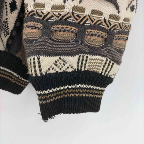 North Wales 90s 3Dコットンニット メンズ import:L