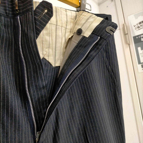 ピンロックTALON ストライプノータックスラックス メンズ
