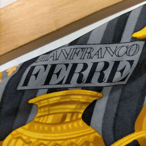ジャンフランコフェレ GIANFRANCO FERRE シルクスカーフ メンズ