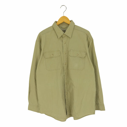 エルエルビーン L.L.Bean コットン長袖ワークシャツ メンズ import:L