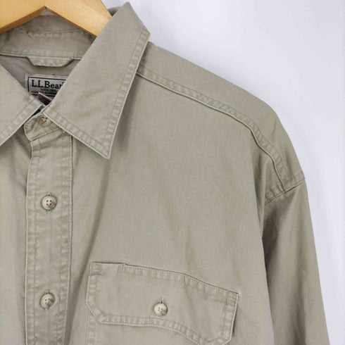 エルエルビーン L.L.Bean コットン長袖ワークシャツ メンズ import:L