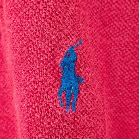ラルフローレン RALPH LAUREN USA製 ポニー刺繍 半袖ポロシャツ メンズ import:M