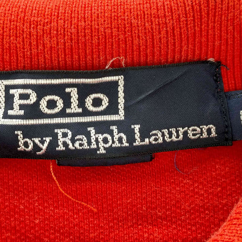 ポロバイラルフローレン Polo by RALPH LAUREN ポニー刺繍 長袖ポロシャツ メンズ import:L