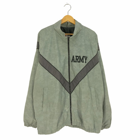 ユーエスアーミー US ARMY IPFU リフレクター デジカモ ナイロン トレーニングジャケット メンズ LARGE/LONG
