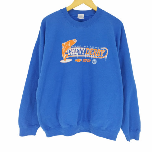 GILDANボディ 両面プリント クルーネックスウェット メンズ import:XL