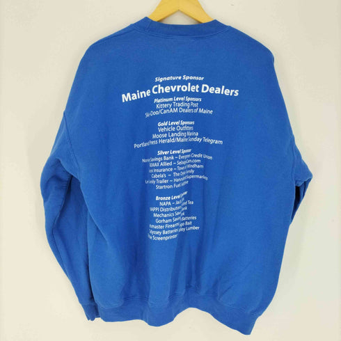 GILDANボディ 両面プリント クルーネックスウェット メンズ import:XL