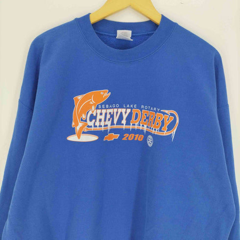GILDANボディ 両面プリント クルーネックスウェット メンズ import:XL