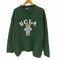 ユーシーエルエー UCLA 両面 フロッキープリント クルーネックスウェット メンズ import:XL