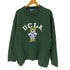 ユーシーエルエー UCLA 両面 フロッキープリント クルーネックスウェット メンズ import:XL