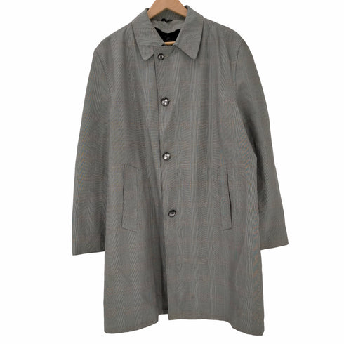 best coat company VINTAGE 裏地総柄 切替 ステンカラーコート メンズ import:M