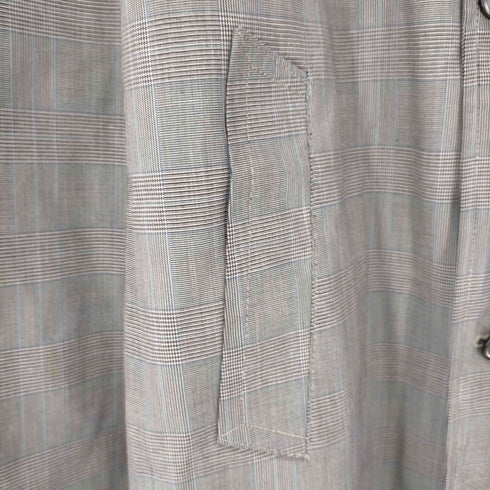 best coat company VINTAGE 裏地総柄 切替 ステンカラーコート メンズ import:M