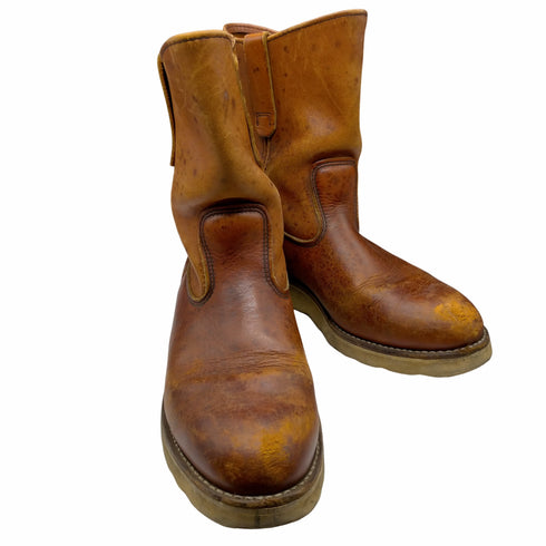 レッドウィング RED WING 90S USA製 ペコスブーツ 犬刺繍タグ メンズ US:7 7E