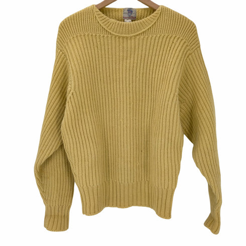 ALLEN SOLLY LONDON イングランド製 ローゲージクルーネックニット メンズ