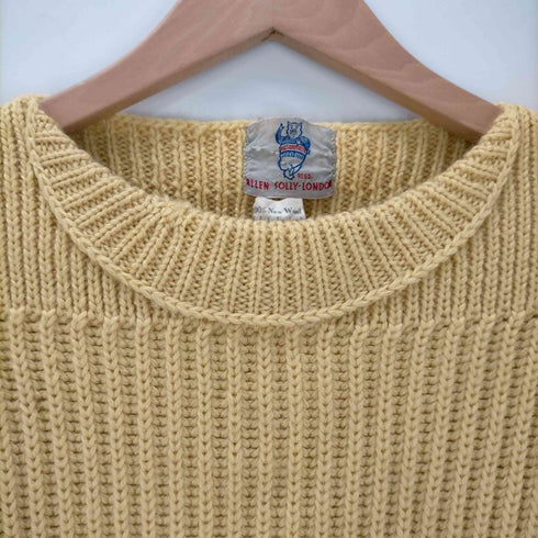 ALLEN SOLLY LONDON イングランド製 ローゲージクルーネックニット メンズ