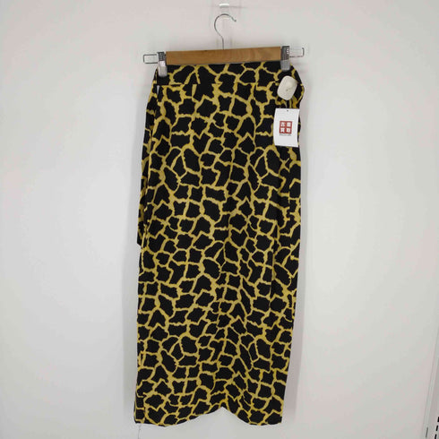 エスカーダ ESCADA キリン柄スカート レディース JPN:34