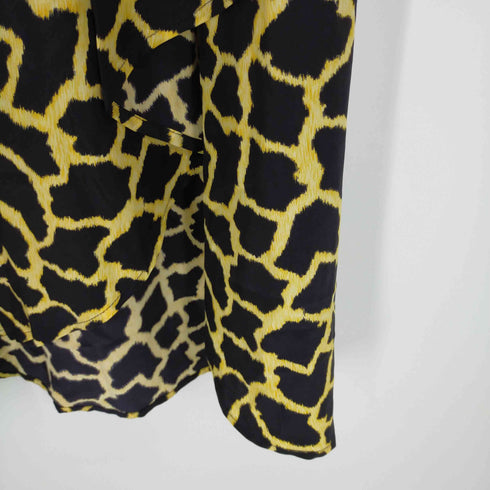 エスカーダ ESCADA キリン柄スカート レディース JPN:34
