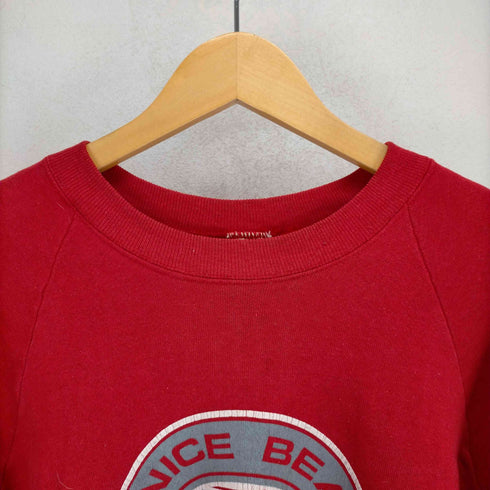 80~90S VENICE BEACH 発泡プリントラグランスウェット メンズ