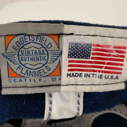 エベッツフィールドフランネルズ Ebbets Field Flannels USA製 ウール6パネルキャップ メンズ ONE SIZE