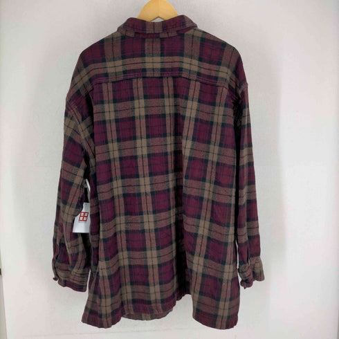 セントジョンズベイ ST.JOHNS BAY チェック柄ヘビーネルシャツ メンズ 4XL
