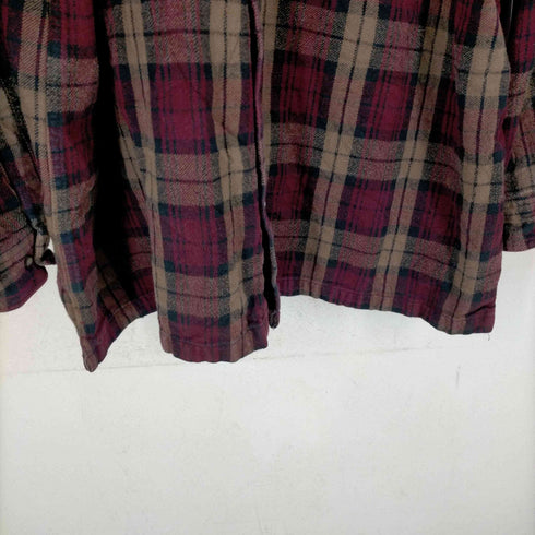 セントジョンズベイ ST.JOHNS BAY チェック柄ヘビーネルシャツ メンズ 4XL