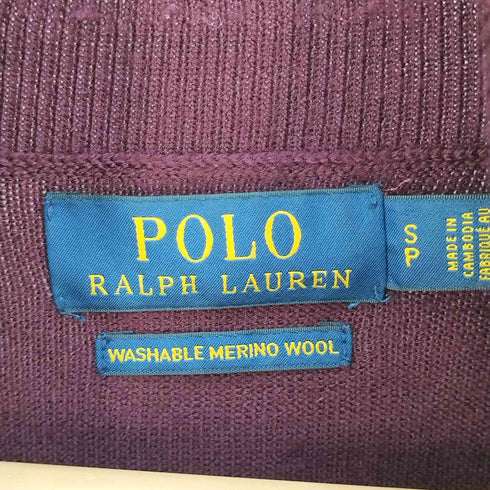 ポロラルフローレン POLO RALPH LAUREN WASHABLE MERINO WOOL ポニー刺繍 ウール タートルネックニット メンズ import:S