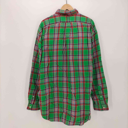 ラルフローレン RALPH LAUREN 90S BLAKE BD チェック柄 L/S シャツ メンズ import:XL