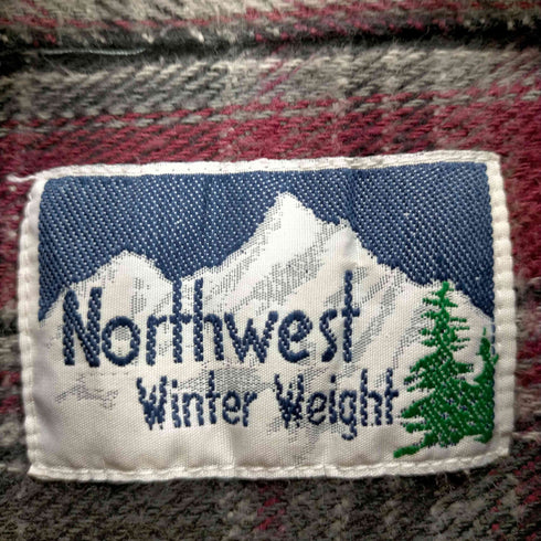 NORTHWEST WINTER WEIGHT チェック柄ヘビーネルシャツ メンズ 3XL
