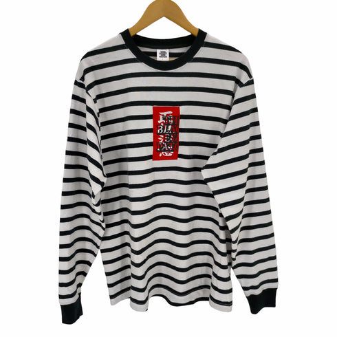 ザブラックアイパッチ THE BLACK EYE PATCH HWC LABEL STRIPED L/S TEE BORDER メンズ JPN:L