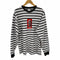 ザブラックアイパッチ THE BLACK EYE PATCH HWC LABEL STRIPED L/S TEE BORDER メンズ JPN:L