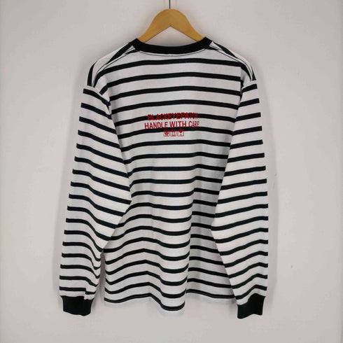 ザブラックアイパッチ THE BLACK EYE PATCH HWC LABEL STRIPED L/S TEE BORDER メンズ JPN:L