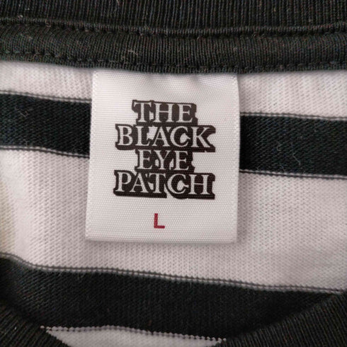ザブラックアイパッチ THE BLACK EYE PATCH HWC LABEL STRIPED L/S TEE BORDER メンズ JPN:L