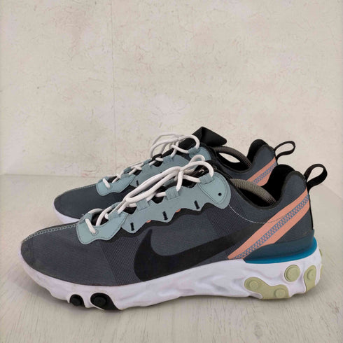 ナイキ NIKE REACT ELEMENT 55 Ocean Cube/Black メンズ JPN:28