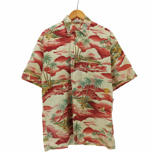 ピエールカルダン pierre cardin S/S 総柄 アロハ シャツ メンズ import:M