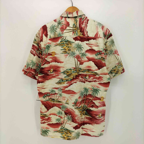 ピエールカルダン pierre cardin S/S 総柄 アロハ シャツ メンズ import:M