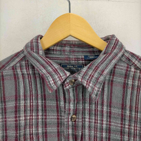 グレートノースウェスト great northwest コットンヘビーネルシャツ メンズ 2XL