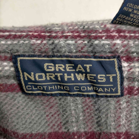 グレートノースウェスト great northwest コットンヘビーネルシャツ メンズ 2XL