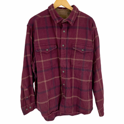 フェイデッドグローリー FADED GLORY チェック柄コットンネルシャツ メンズ 2XL