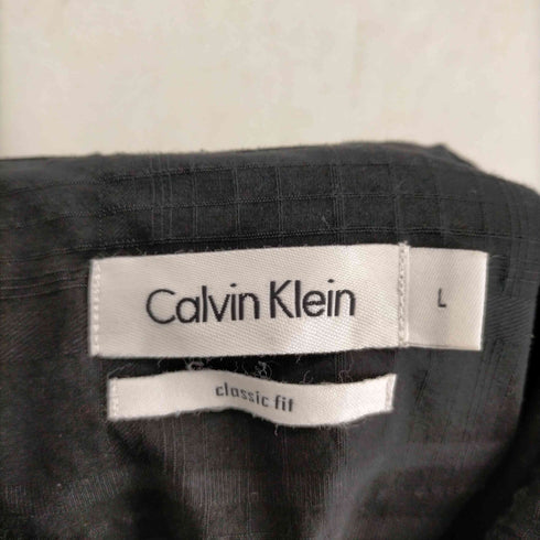 カルバンクライン CALVIN KLEIN シャドーチェック半袖シャツ メンズ JPN:L