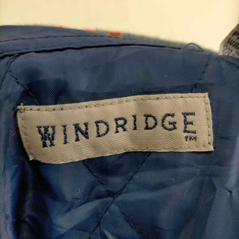 ウインドリッチ windridge. 裏地キルティングチェックシャツ メンズ JPN:M