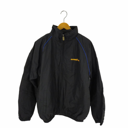 グッドイヤーウェルト Goodyear welt ロゴ刺繍中綿ナイロンジャケット レーシングジャケット メンズ LL