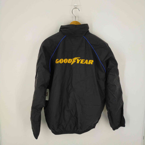 グッドイヤーウェルト Goodyear welt ロゴ刺繍中綿ナイロンジャケット レーシングジャケット メンズ LL