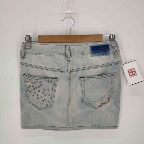 ディーゼル DIESEL FLOER スタッズデニムスカート レディース 25