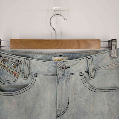 ディーゼル DIESEL FLOER スタッズデニムスカート レディース 25