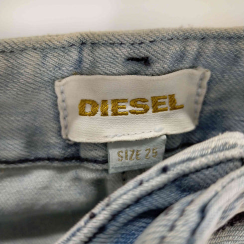 ディーゼル DIESEL FLOER スタッズデニムスカート レディース 25