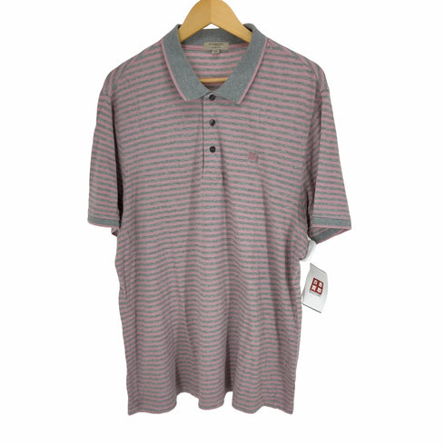 バーバリー BURBERRY ボーダーポロシャツ メンズ XXL