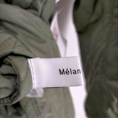 メランクルージュ Melan Cleuge ミリタリーキルティングライナーコート レディース