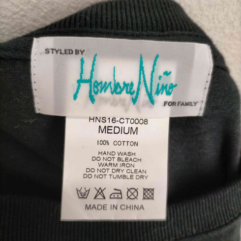 オンブレニーニョ HOMBRE Nino L/S PRINT TEE -FAMILY- メンズ JPN:M