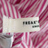 フリークスストア FREAKS STORE バンドカラーストライプシャツワンピース レディース FREE