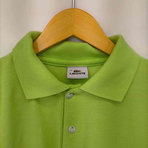 ラコステ LACOSTE ワンポイント刺繍 鹿の子ポロシャツ メンズ 4
